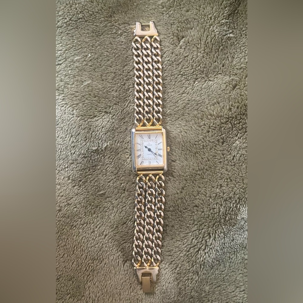 Gold Chain Band Watch